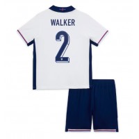 Dětský Fotbalový dres Anglie Kyle Walker #2 ME 2024 Domácí Krátký Rukáv (+ trenýrky)